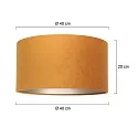 Steinhauer shade KAPPEN - Ø 40CM flat, cylindrical, gold matt, sand coloured