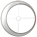 Steinhauer shade KAPPEN - Ø 40CM flat, cylindrical, mud