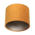 Steinhauer Pantalla KAPPEN - Ø 20CM alto, cilíndrico, dorado mate, color arenoso