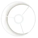 Steinhauer Pantalla KAPPEN - Ø 20CM alto, cilíndrico, blanco