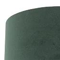 Steinhauer Pantalla KAPPEN - Ø 20CM alto, cilíndrico, verde oscuro