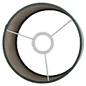 Steinhauer Pantalla KAPPEN - Ø 20CM alto, cilíndrico, verde oscuro