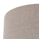 Steinhauer shade KAPPEN - Ø 30CM cylindrical, beige, mud