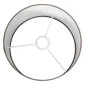 Steinhauer shade KAPPEN - Ø 30CM cylindrical, beige, mud