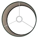 Steinhauer Pantalla KAPPEN - Ø 30CM cilíndrico, verde oscuro