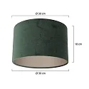 Steinhauer Pantalla KAPPEN - Ø 30CM cilíndrico, verde oscuro