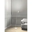 Luminaria de pedestal PUK! PRO 120 giratorio, giratorio IP20, blanco mate regulable