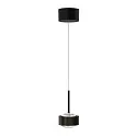 Luminaria colgante PUK! PRO 120 MOTION de 1 llama IP20, negro mate regulable