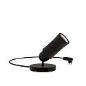 Luminaria de mesa NEO! BASE (LV) ajustable, enfocable, con regulador táctil IP20, negro mate regulable