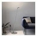Top Light Luminaria de pedestal PUK MINI FLOOR MINI SINGLE (LED) Arriba-Abajo, con regulador táctil, sin lente IP20, cromo regulable