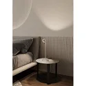 Luminaria de mesa PUK! PRO 80 SIDE giratorio, giratorio IP20, níquel mate regulable