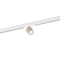 Proyector para raíl DOMY ON STREX 1.0 con adaptador IP20, blanco mate, gris seda 