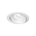 Luminaria empotrable para techos RONY 1.0 de 1 llama IP20, blanco regulable