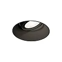 Proyector empotrado DEEP ADJUST TRIMLESS 1.0 - PAR16 descarga, giro cardánico GU10 IP20, mate, negro intenso regulable