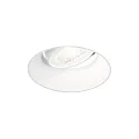 Proyector empotrado DEEP ADJUST TRIMLESS 1.0 - PAR16 descarga, giro cardánico GU10 IP20, mate, blanco tráfico regulable