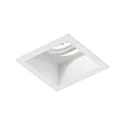 Proyector empotrado PLANO 1.0 - LED de 1 llama, giro cardánico, con resortes de clip IP20, mate, blanco tráfico regulable