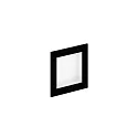 wall recessed luminaire LITO WALL REC 1.0 IP20, black matt 