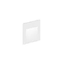 Luminaria de pared empotrable LITO WALL REC 2.0 IP20, blanco mate 
