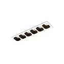 Luminaria empotrable PIRRO 6.0 IP20, negro mate, blanco mate regulable 30W 2520lm 3000K 20-40° 20-40° CRI 90-100