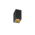 Luz downlight PIRRO 1.0 de 1 llama IP20, dorado, negro regulable