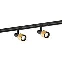 Foco monofásico SARA 1.0 IP20, dorado, negro regulable