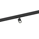 Proyector de raíl CENO 1.0 ON STREX 48V TRACK - ON/OFF para estación de trabajo VDU, conmutable, giro cardánico IP20, mate