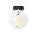 Wever & Ducré Recessed luminaire RUVI 1.0, E27, LED G95 max. 12W, black