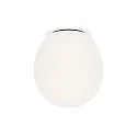 Ceiling luminaire DRO 3.0, Ø 29cm, E27, A60 max. 12W, aluminum / glass, white