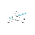 Wever & Ducré Foco monofásico PIRRO SPOT ON TRACK 4.0 de 4 llamas, incl. adaptador monofásico IP20, negro mate regulable