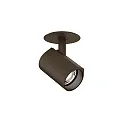 Luminaria de techo CENO 1.0 con ballestas, giro cardánico, Instalación semiempotrada IP20, color bronce regulable