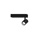 Foco CENO CEILING SURF 1.0 IP20, negro mate regulable