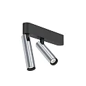 Foco MATCH CEILING SURF 2.0 IP20, aluminio, negro mate 