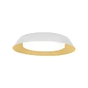 Luminaria de pared y techo TOWNA 2.0 medio IP44, dorado, blanco regulable