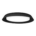 Luminaria de pared y techo TOWNA 2.0 grande IP44, negro regulable