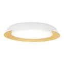Luminaria de pared y techo TOWNA 2.0 grande IP44, dorado, blanco regulable