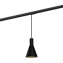 Luminaria colgante de 1 fase ODREY ON TRACK 1.4 incl. adaptador monofásico GU10 IP20, negro mate