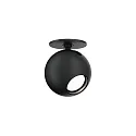 Luminaria de techo LECA 1.0 - 350MA giro cardánico, en forma de bala, Instalación semiempotrada IP20, negro mate regulable