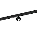 Proyector para raíl LECA ON STREX 1.0 con adaptador IP20, negro mate regulable