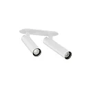 Foco MATCH CEILING REC 2.0 IP20, blanco mate regulable