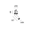 Wever & Ducré Proyector empotrado MATCH TRIMLESS 1.0 giratorio IP20, blanco mate