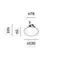Wever & Ducré Luminaria de techo PERLEZ IP44 1.0 - Ø 13CM multipower, abombado, Instalación semiempotrada IP44 / IP20, blanco regulable