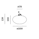 Wever & Ducré Luminaria de techo PERLEZ IP44 3.0 - Ø 20CM multipower, abombado, Instalación semiempotrada IP44 / IP20, blanco regulable