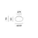 Wever & Ducré Luminaria de techo PERLEZ IP44 1.0 - Ø 13CM abombado, con espaciador IP44, blanco regulable