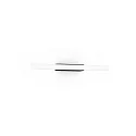 Luminaria de pared LARRA OPAL 1.0 S14d IP20, negro mate regulable