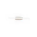 Luminaria de pared LARRA OPAL 1.0 S14d IP20, cobre regulable