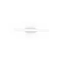 Luminaria de pared LARRA OPAL 1.0 S14d IP20, blanco mate regulable