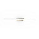 Luminaria de pared LARRA OPAL 2.0 S14d IP20, champán regulable