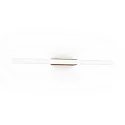 Luminaria de pared LARRA OPAL 2.0 S14d IP20, cobre regulable