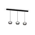 Wever & Ducré Luminaria colgante WETRO 1.0 de 1 llama Dim-To-Warm IP20, negro regulable