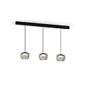Wever & Ducré Luminaria colgante WETRO 1.0 de 1 llama Dim-To-Warm IP20, color humo regulable